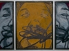 Bu.Badral - Wall - Oil on canvas - 35x125 cm